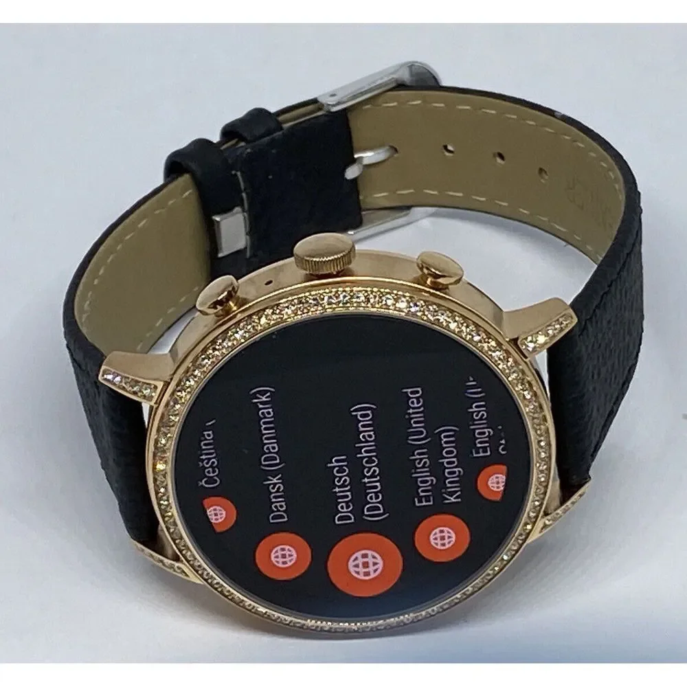 Fossil Gen 4 Authentic Digital Dial Smart Watch Custom Band FTW6011 DC508